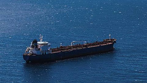 Caravel ship at sea
