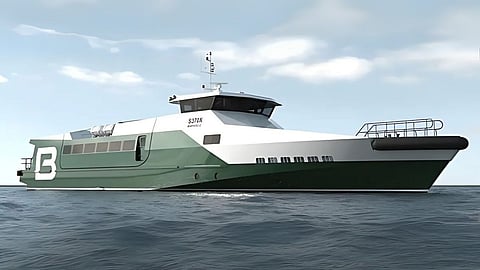 Concept render of new Bourbon crewboat