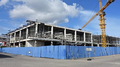 The unfinished passenger terminal building at the Philippines' Port of Zamboanga