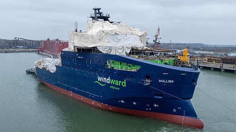 Launch of Windward Athens at Vard's Romania facilities, February 10, 2025
