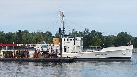 The decommissioned US Coast Guard cutter USCGC McLane
