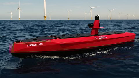 Render of Subsea Europe Services' new USV