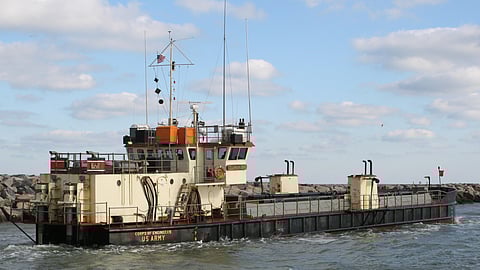 The dredger Currituck in Virginia Beach, 2005