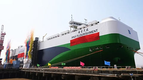 Anji Flourishment's christening and delivery ceremony, September 15, 2025