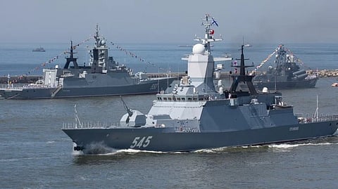 Ships of Russia's Baltic Fleet