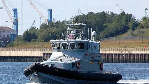 HMC Nimrod, a coastal patrol craft of the UK Border Force
