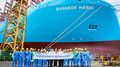 Naming ceremony of Bangkok Mærsk
