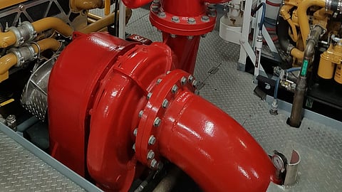 FFS Fifi1 pump in engine room