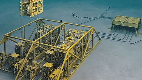 The ASC station, located in 270 meters of water on the Midgard field