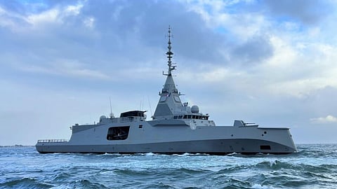 Amiral Ronarc'h during sea trials