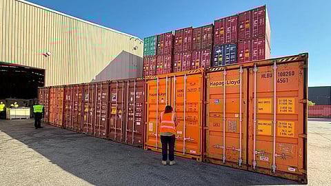 Shipping containers loaded with illegal tyre waste intercepted by Australian authorities