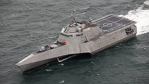 The US Navy Independence-class littoral combat ship USS Cincinnati