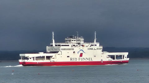A Red Funnel ferry