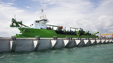 DEME's trailing suction hopper dredger Brabo