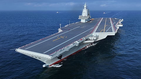 Chinese aircraft carrier Fujian