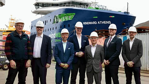 Windward Athens' delivery ceremony