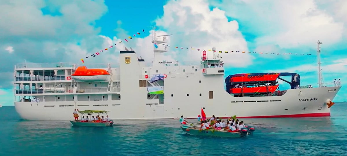Manu Sina – Lifeline ferry to serve inter-island routes in Tuvalu