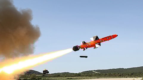 Test firing of a TESEO MK2/E anti-ship missile