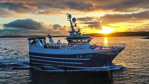 Scottish fishing vessel Courageous Whalsay