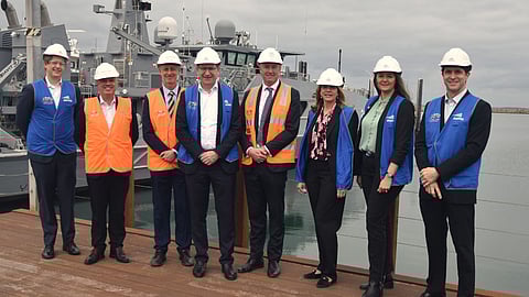 Austal and Export Finance Australia representatives following the loan agreement signing