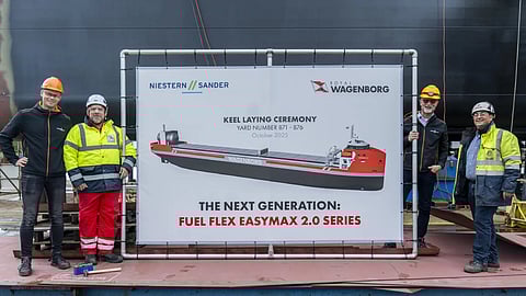 Keel-laying ceremony for Royal Wagenborg's new cargo vessels