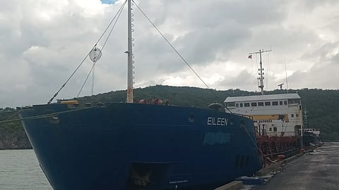 Eileen at the Port of Bartin in Turkey two days before she sank in the Black Sea off Bulgaria on October 12, 2025