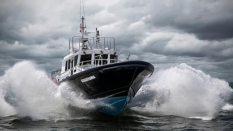 A Ray Hunt-designed 53-foot pilot boat