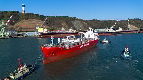 Active, an LCO2 carrier built by HD Hyundai Mipo