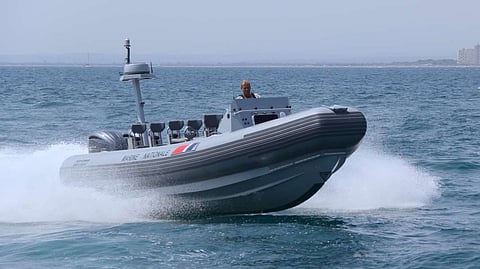 French Navy ETRACO NG boat during acceptance trials