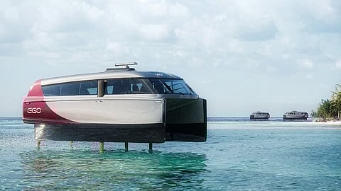 Artist's impression of Ego Shuttle's hydrofoil boats