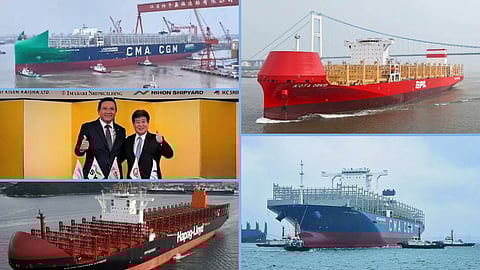 Container Vessel News Roundup | November 11 – Dual-fuel ship deliveries from China and Korea plus Taiwan-Japan newbuilding contracts