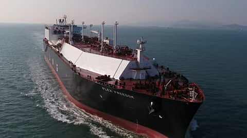 An LNG carrier