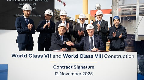 Signing of the newbuilding agreements between MSC Cruises and Chantiers de l'Atlantique, November 12, 2025