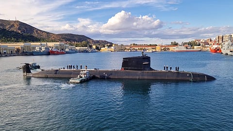 The Spanish Navy S-80-class submarine Narciso Monturiol