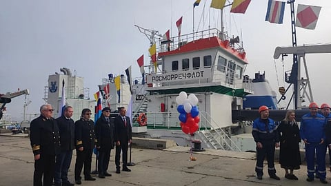 Delivery of the cutter suction dredger Nikolay Grischanovsky to Rosmorport, November 14, 2025