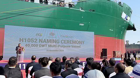 Pac Libra naming ceremony in China, November 20, 2025