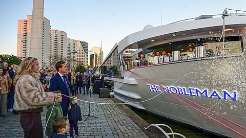 Christening of The Nobleman, Van Loon Cruises' newest inland cruise ship, November 21, 2025