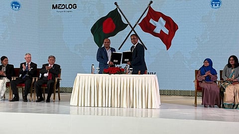 Signing of the concession agreement for the operation of the Pangaon Inland Container Terminal in Bangladesh, November 25, 2025