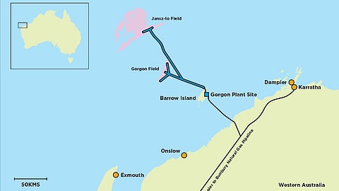 The Gorgon Project is located on Barrow Island, around 60 kilometres off the northwest coast of Western Australia