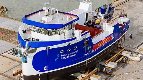 New Zealand King Salmon's new workboat Whekenui