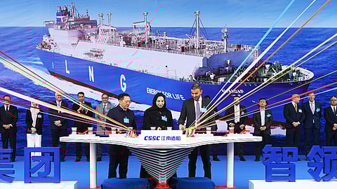 Naming ceremony of Al Sadaf, ADNOC L&S' new LNG carrier