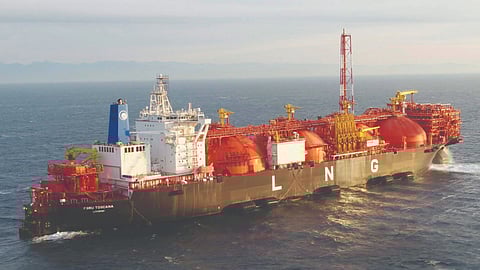 FSRU Toscana anchored off Livorno