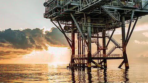 Platform at the Greater Sunrise field off Timor-Leste
