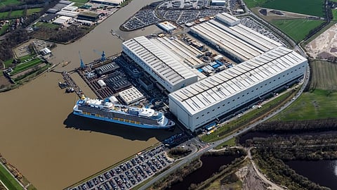 Meyer Werft shipyard in Germany