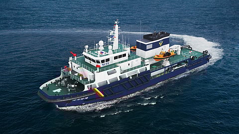 Concept render of new multipurpose chemical response vessel for the Korea Coast Guard
