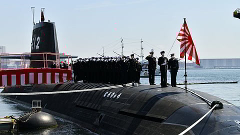 JS Toryu, the 12th and final Soryu-class submarine to be delivered to the Japan Maritime Self-Defence Force