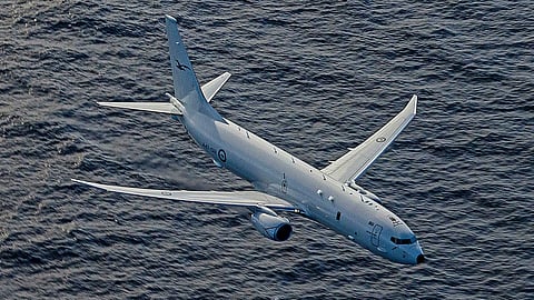 A Royal Australian Air Force P-8A Poseidon maritime patrol aircraft