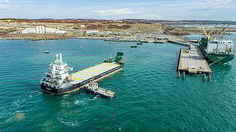 Port of Dampier in Western Australia
