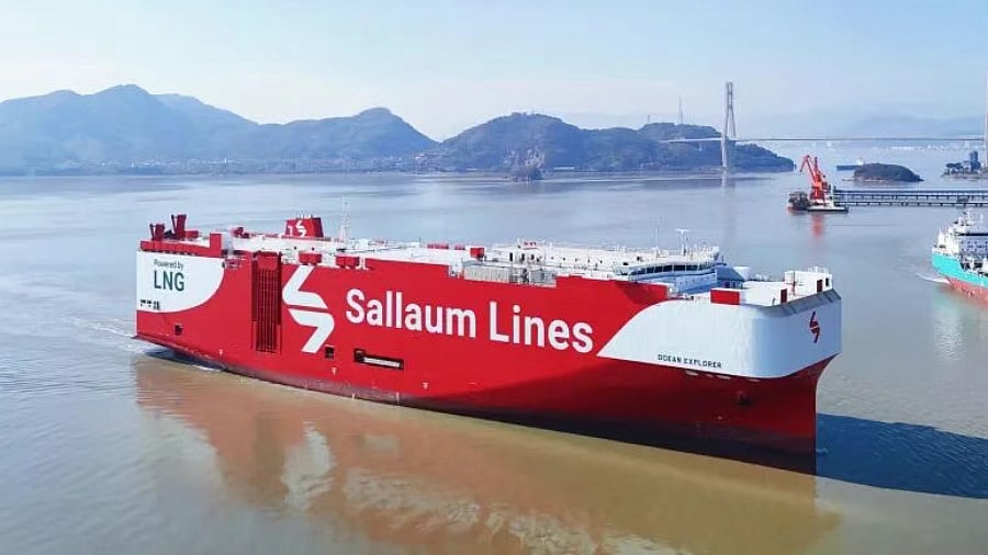 Sallaum Lines takes delivery of dual-fuel car carrier