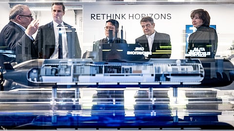 Scale model of Canadian patrol submarine project